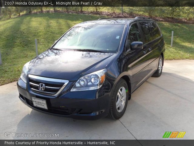 2007 Honda Odyssey EX-L in Midnight Blue Pearl