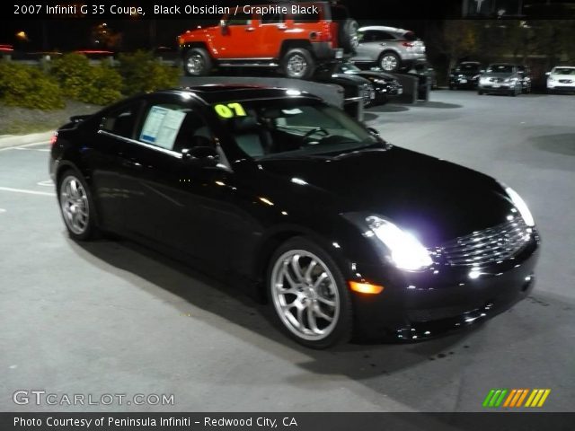 2007 Infiniti G 35 Coupe in Black Obsidian