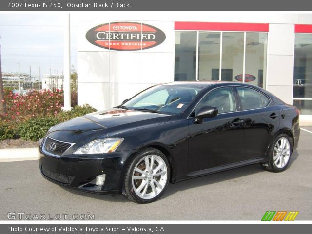 2007 Lexus IS 250 in Obsidian Black