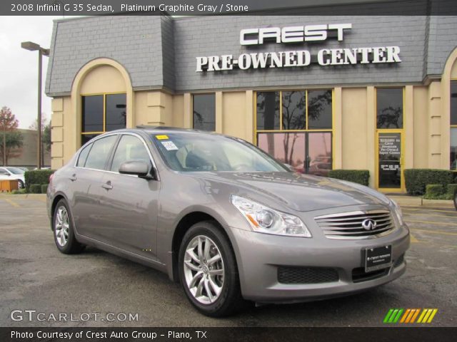 2008 Infiniti G 35 Sedan in Platinum Graphite Gray