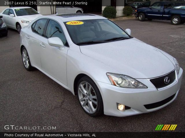2007 Lexus IS 250 in Starfire White Pearl