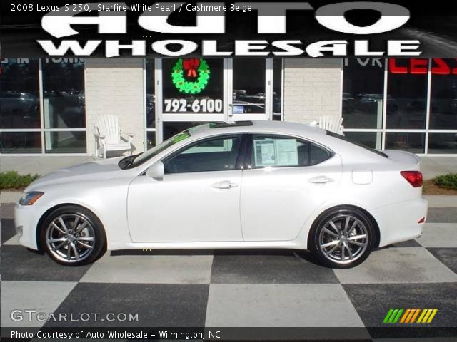 2008 Lexus IS 250 in Starfire White Pearl