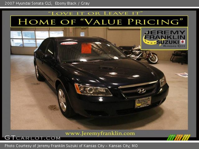 2007 Hyundai Sonata GLS in Ebony Black