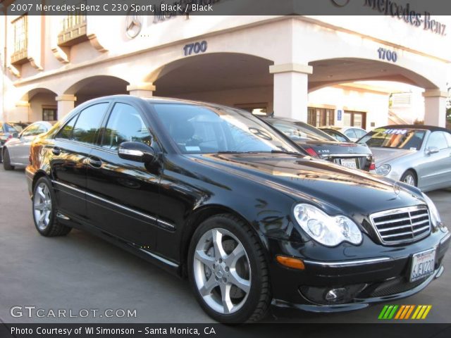 2007 Mercedes-Benz C 230 Sport in Black