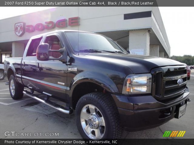 2007 Ford F250 Super Duty Lariat Outlaw Crew Cab 4x4 in Black