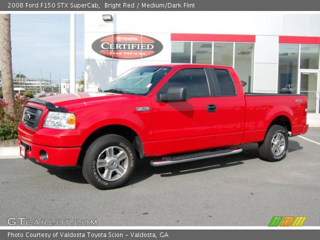 2008 Ford F150 STX SuperCab in Bright Red