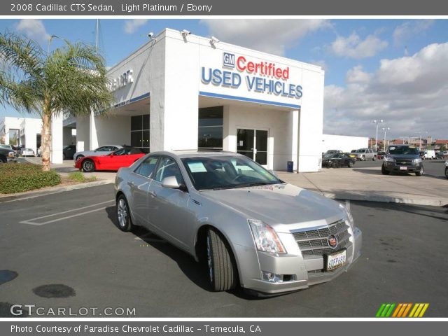 2008 Cadillac CTS Sedan in Light Platinum
