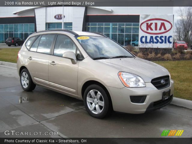2008 Kia Rondo LX V6 in Light Almond Beige