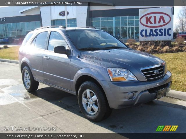 2008 Kia Sorento LX 4x4 in Alpine Gray