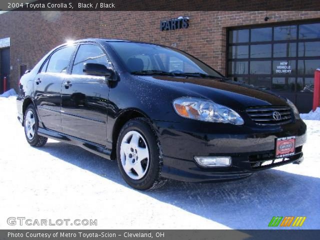 2004 Toyota Corolla S in Black