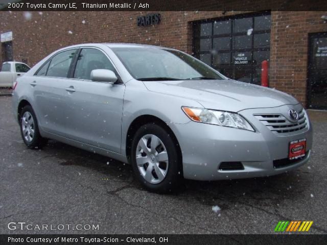 2007 Toyota Camry LE in Titanium Metallic