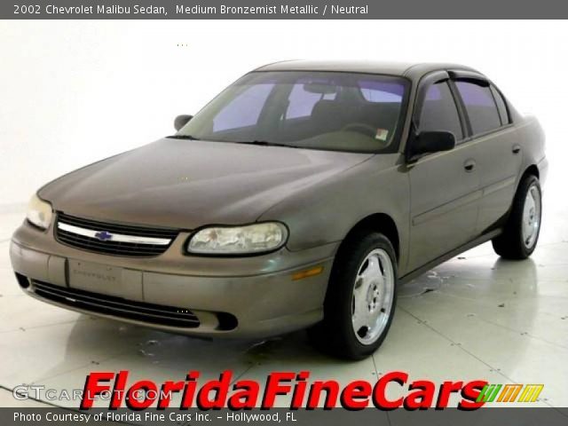 2002 Chevrolet Malibu Sedan in Medium Bronzemist Metallic