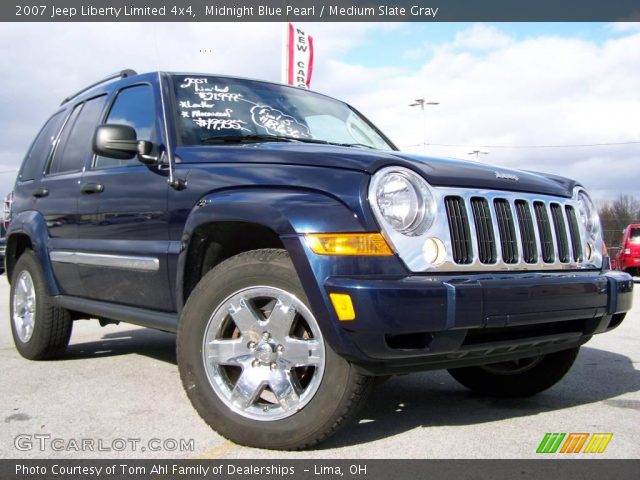 2007 Jeep Liberty Limited 4x4 in Midnight Blue Pearl