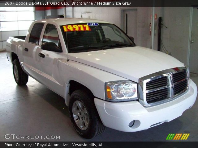 2007 Dodge Dakota SLT Quad Cab in Bright White