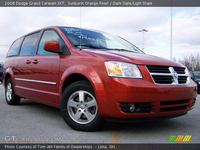 2008 Dodge Grand Caravan SXT in Sunburst Orange Pearl