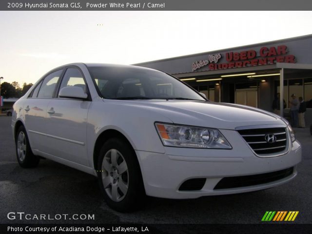 2009 Hyundai Sonata GLS in Powder White Pearl