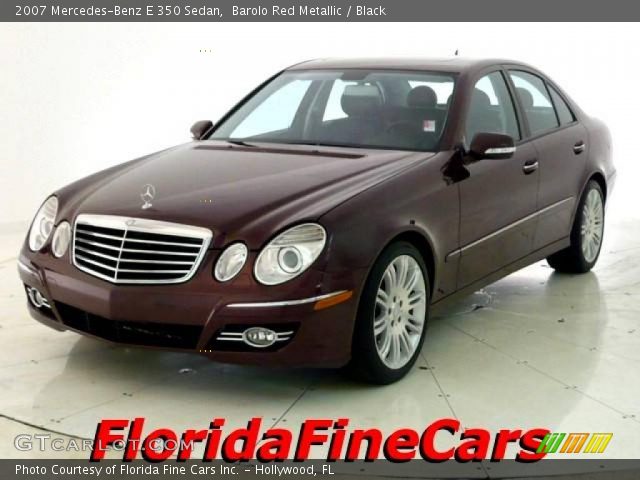 2007 Mercedes-Benz E 350 Sedan in Barolo Red Metallic