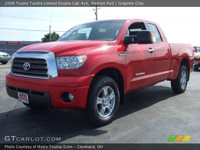 2008 Toyota Tundra Limited Double Cab 4x4 in Radiant Red