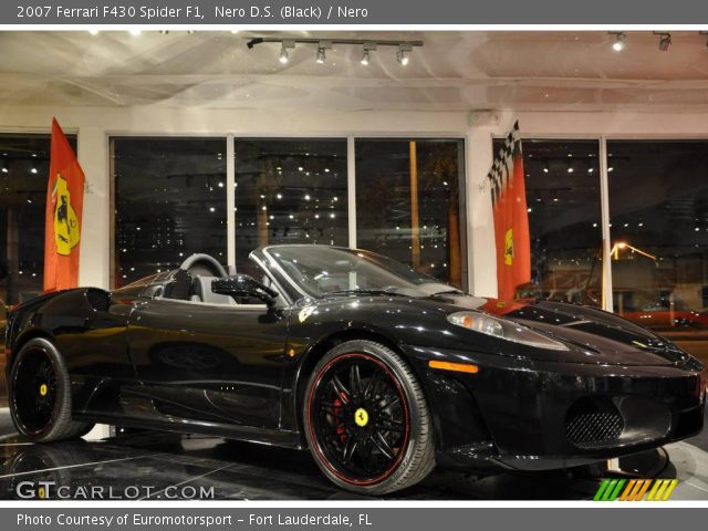 2007 Ferrari F430 Spider F1 in Nero D.S. (Black)
