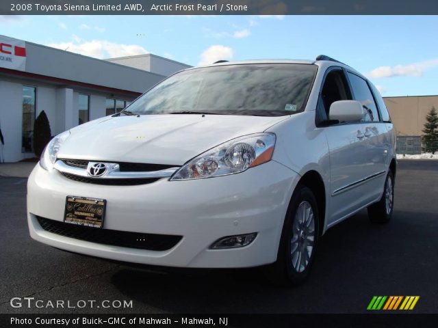 2008 Toyota Sienna Limited AWD in Arctic Frost Pearl