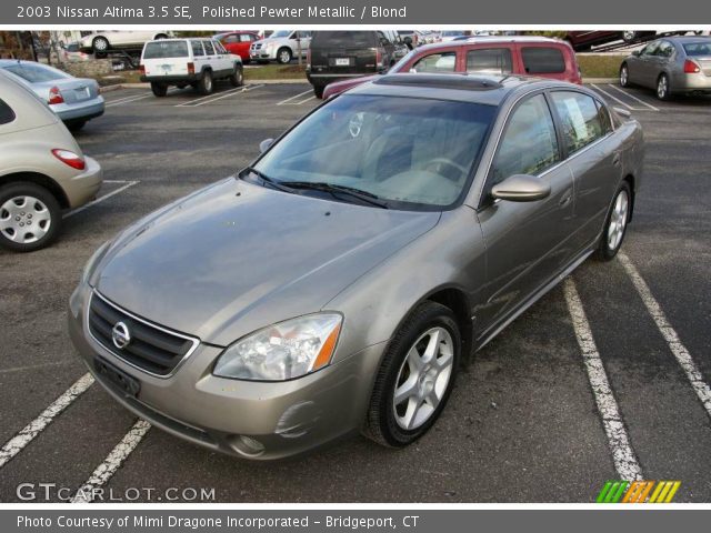 2003 Nissan Altima 3.5 SE in Polished Pewter Metallic