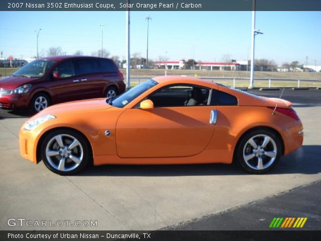 2007 Nissan 350Z Enthusiast Coupe in Solar Orange Pearl