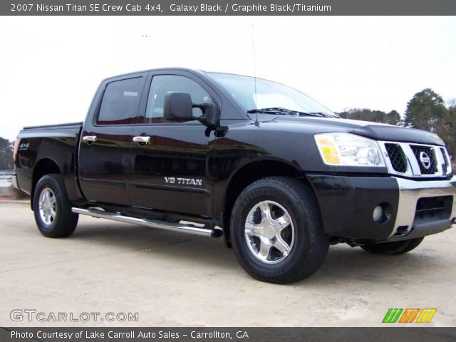 2007 Nissan Titan SE Crew Cab 4x4 in Galaxy Black