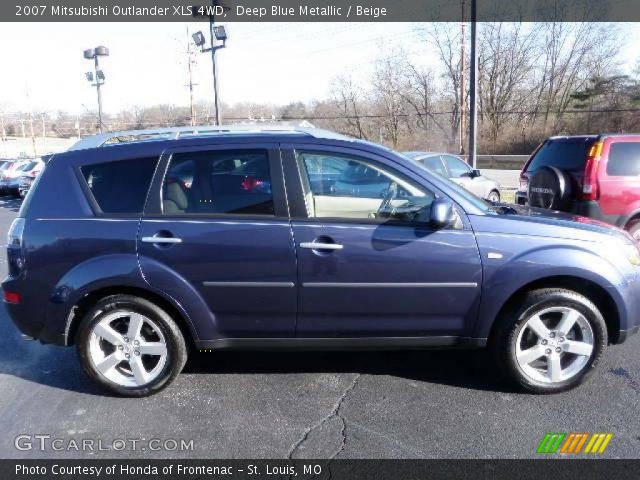2007 Mitsubishi Outlander XLS 4WD in Deep Blue Metallic