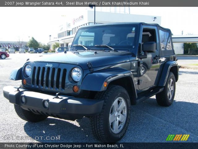 2007 Jeep Wrangler Sahara 4x4 in Steel Blue Metallic