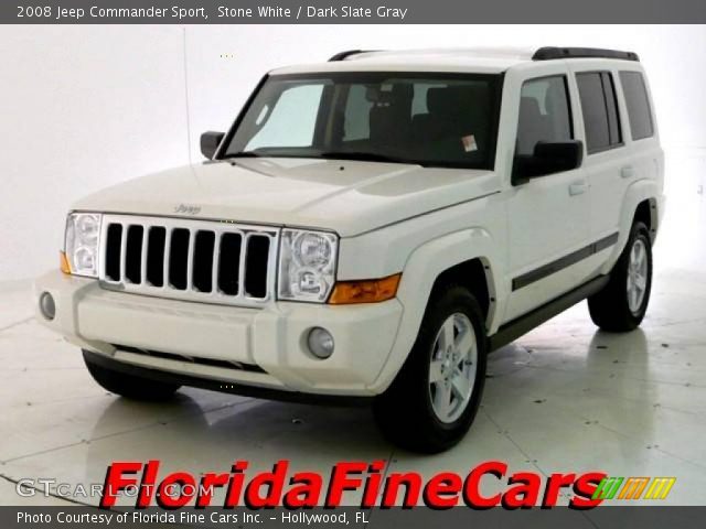 2008 Jeep Commander Sport in Stone White