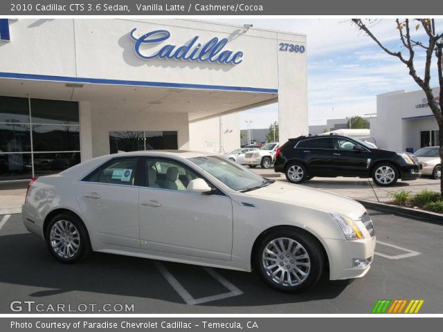 2010 Cadillac CTS 3.6 Sedan in Vanilla Latte