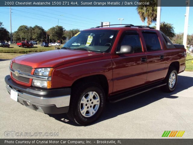 2003 Chevrolet Avalanche 1500 Z71 4x4 in Sunset Orange Metallic