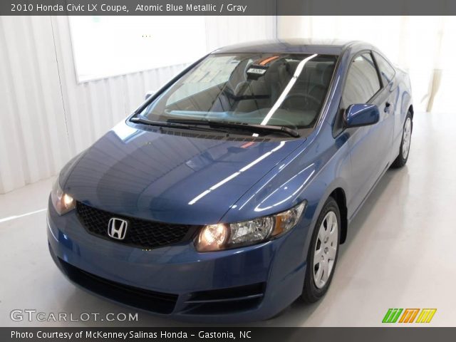 2010 Honda Civic LX Coupe in Atomic Blue Metallic
