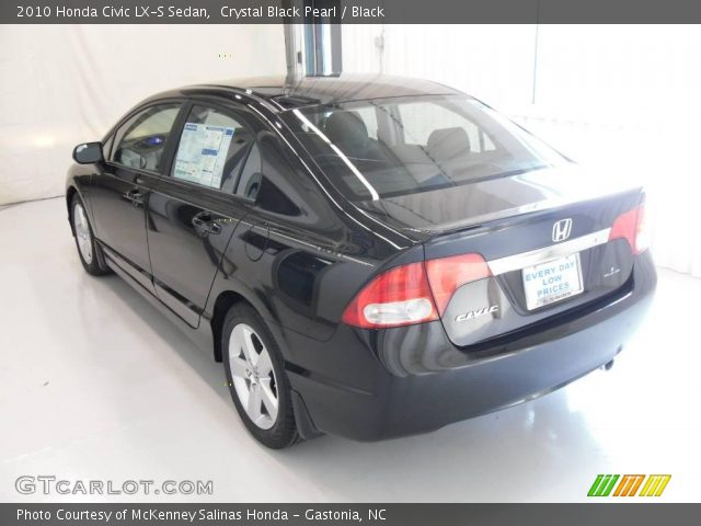 2010 Honda Civic LX-S Sedan in Crystal Black Pearl