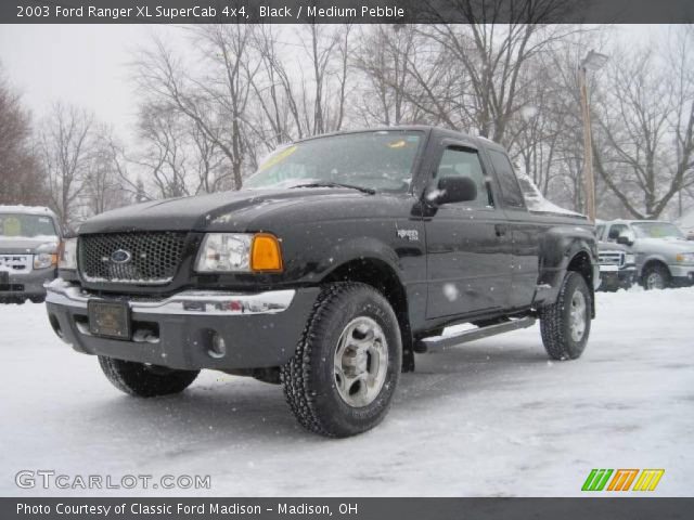 2003 Ford Ranger XL SuperCab 4x4 in Black