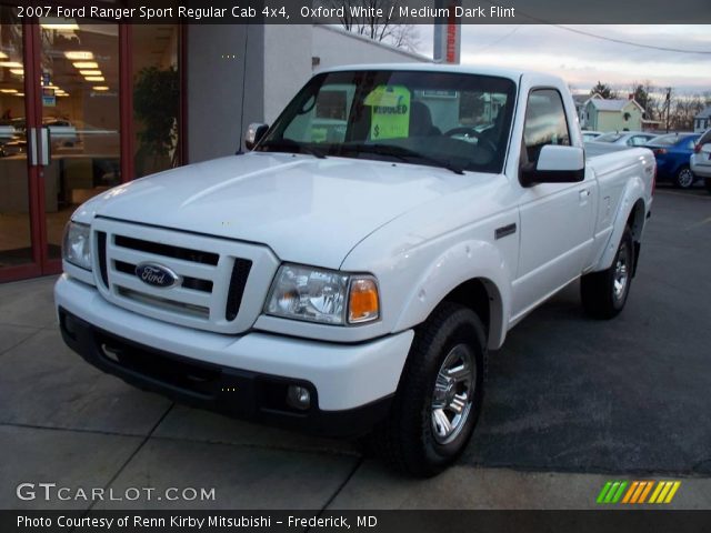 2007 Ford Ranger Sport Regular Cab 4x4 in Oxford White