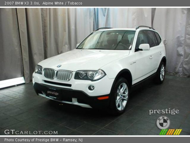 2007 BMW X3 3.0si in Alpine White