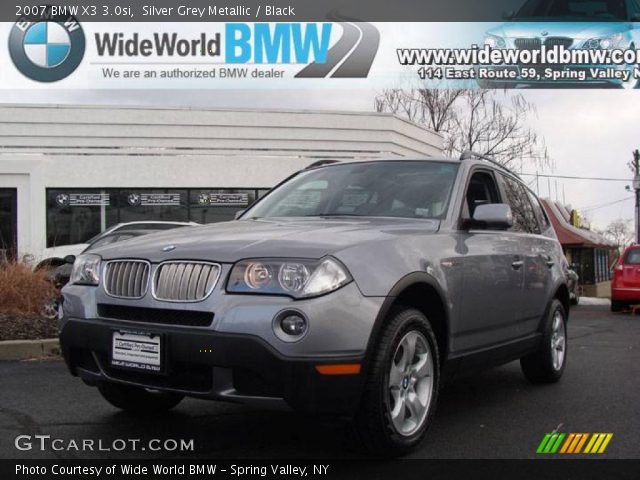 2007 BMW X3 3.0si in Silver Grey Metallic