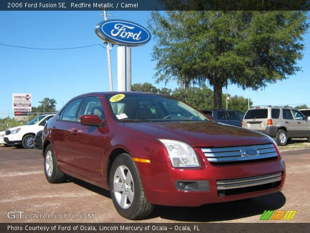 2006 Ford Fusion SE in Redfire Metallic