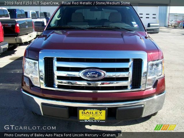 2009 Ford F150 XLT SuperCrew in Royal Red Metallic