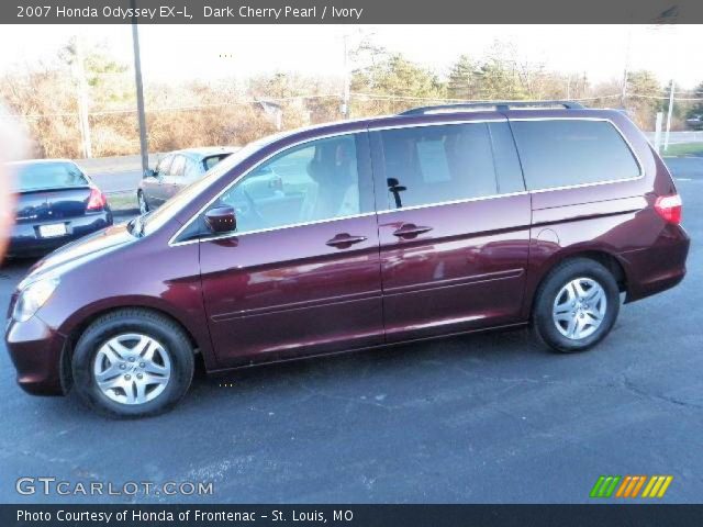 2007 Honda Odyssey EX-L in Dark Cherry Pearl