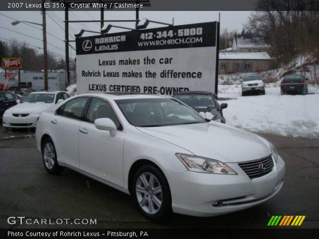 2007 Lexus ES 350 in Crystal White
