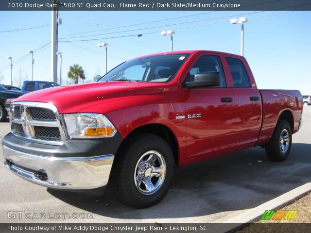 2010 Dodge Ram 1500 ST Quad Cab in Flame Red