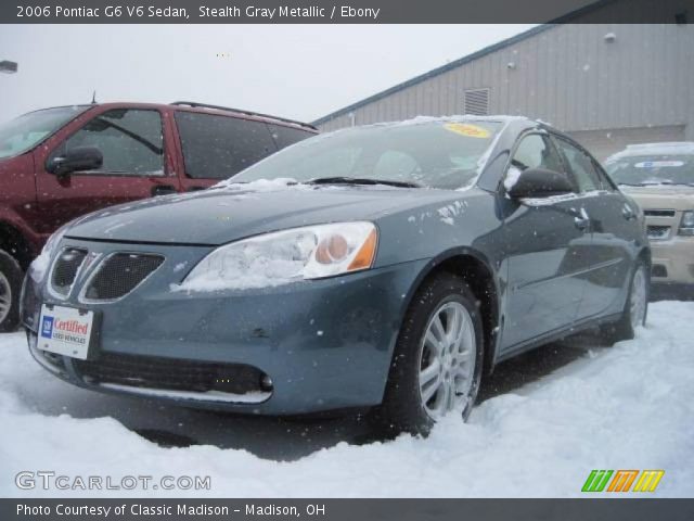 2006 Pontiac G6 V6 Sedan in Stealth Gray Metallic