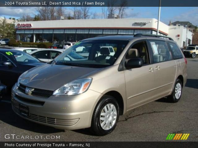 2004 Toyota Sienna LE in Desert Sand Mica