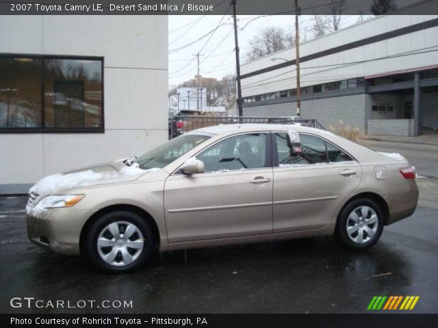 2007 Toyota Camry LE in Desert Sand Mica