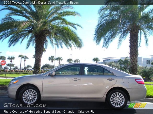 2009 Toyota Camry LE in Desert Sand Metallic