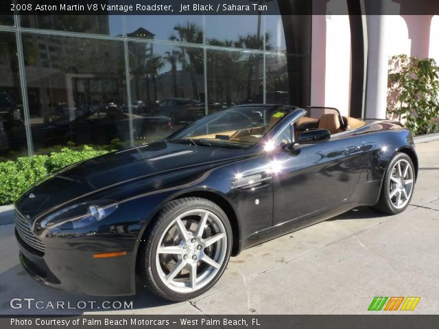 2008 Aston Martin V8 Vantage Roadster in Jet Black