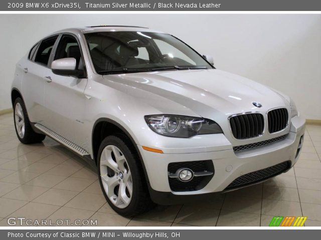 2009 BMW X6 xDrive35i in Titanium Silver Metallic
