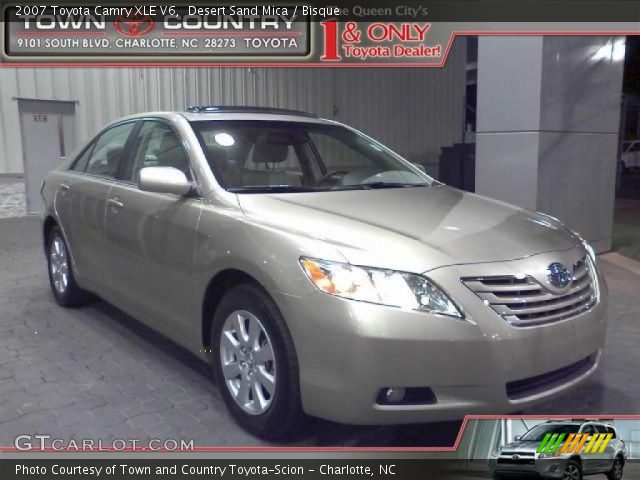 2007 Toyota Camry XLE V6 in Desert Sand Mica